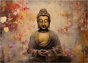 Obraz - Budda, malarstwo (70x50 cm)