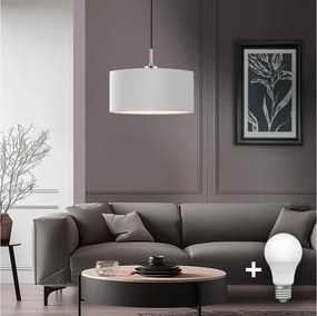 Eglo - LED  Lampa wisząca na przewodzie TUNJA 1xE27/60W/230V biała