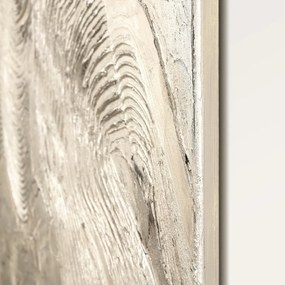 Ręcznie malowany obraz 88x118 cm Metallic Silver – Malerifabrikken