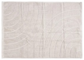 Jasnoszary bawełniany ręcznik frotte 50x70 cm Time – Zone