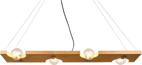 Lampa wisząca w naturalnym kolorze Tailor – Trio