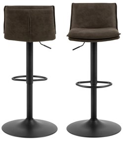 Ciemnobrązowe hokery zestaw 2 szt. 107 cm Flynn – Actona