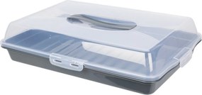 EH Taca z pokrywką 44 x 31 x 10 cm, szary
