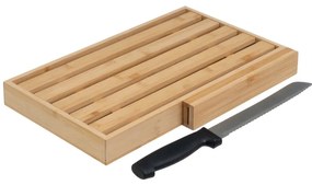 Bambusowa deska z akcesoriami 22x35,5 cm – Casa Selección