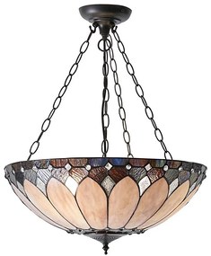 Endon 63976 - Żyrandol na łańcuchu BROOKLYN 3xE27/60W/230V śr. 50 cm