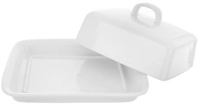 Maselnica pojemnik na masło ceramiczna (Biała)