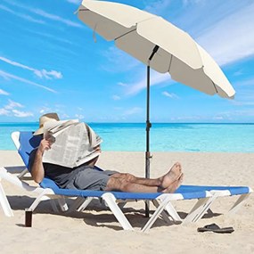 Parasol ogrodowy SOMBRILLA 160 cm, beżowy
