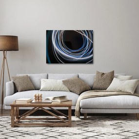 Obraz niebieskich linii (70x50 cm)