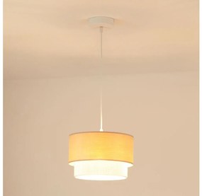 Brilagi - Lampa wisząca ARIZONA BOHO 1xE27/15W/230V pr. 25 cm beż/biały