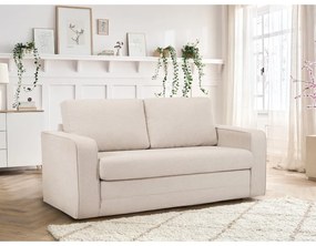 Beżowa rozkładana sofa 160 cm Come – Bobochic Paris