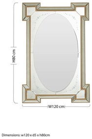 Lustro ścienne 80x120 cm – Premier Housewares