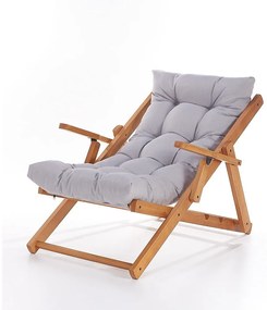 Szary fotel Repose – Balcab Home