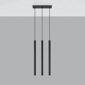 Lampa wisząca PASTELO 3 czarna