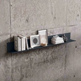 Półka wisząca JOANNE 1200 mm, antracytowa