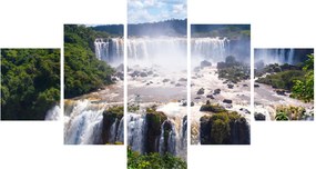 Obraz wodospadu Iguassu (125x70 cm)