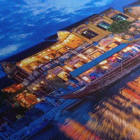 Obraz nocnego miasta Hoi An w Wietnamie (70x50 cm)
