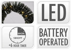 Wianek świąteczny z oświetleniem LED