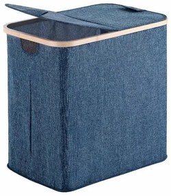 GEDY 133805 Yoshi kosz na pranie 53 x 51 x 34 cm,bambus, niebieski