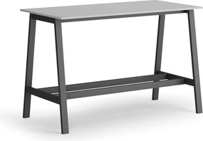 Wysoki stół barowy, 1600 x 800 mm, szary