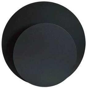 Czarny okrągły nowoczesny kinkiet - D028 C7-E85
