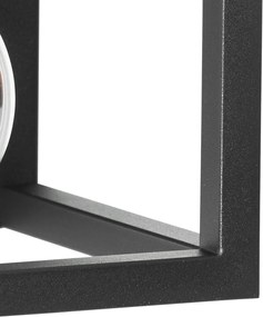 Inteligentna lampa ścienna czarna z półką, w tym Wi-Fi G95 - Cage Rack