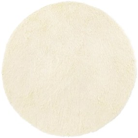 Kremowy dywan okrągły 160x160 R9-T64