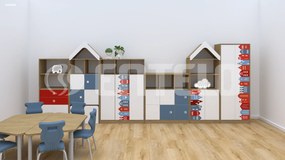 Krzesło przedszkolne i żłobkowe z tworzywa Spider rozmiar 0-3