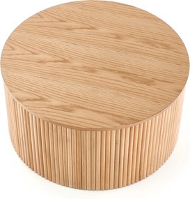 Stolik kawowy okrągły Tamis 80 cm - naturalny