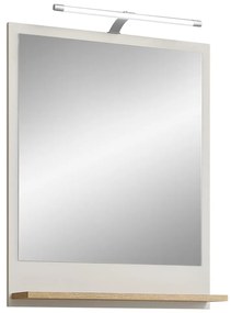 Lustro z oświetleniem/z półką ścienne 60x74,5 cm Quickset 966 – Pelipal