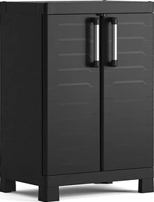 Szafka ogrodowa niska żywiczna "Cindy" z półkami wewnętrznymi i podwyższonymi nóżkami cm 65x45 97h