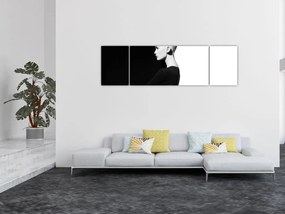 Obraz - Kobieta à la yin i yang (170x50 cm)