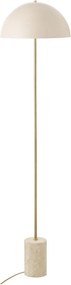 Beżowa lampa stojąca z metalowym kloszem (wysokość 155 cm) Sheffield – House Nordic