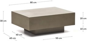 Stolik ogrodowy 80x60 cm Rustella – Kave Home