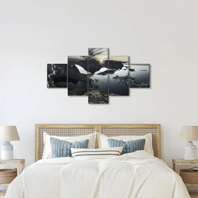 Obraz - Norweskie góry (125x70 cm)