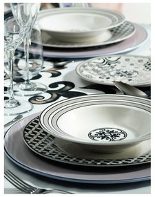 18-częściowy komplet porcelanowych talerzy Brandani Alhambra