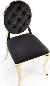 Krzesło z pikowaniem w stylu retro K556 Halmar