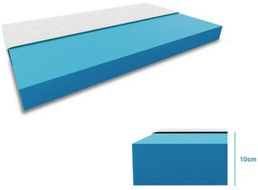 Materac piankowy Economy 140 x 200 cm Ochrona materaca: BEZ ochraniacz na materac
