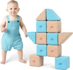 Zestaw klocków magnetycznych do żłobka JollyHeap Pixi - 12 elementów