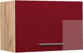 Szafka ścienna bordowa czerwień wysoki połysk 60x34.1x40 fame-line