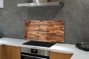 Panel szklany do Kuchni Drewniane Panele Ścienne