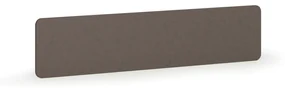 Parawan akustyczny na stół, tekstylny, 180 x 40 cm, brązowy