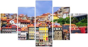 Obraz - Ribeira, Portugalia (125x70 cm)