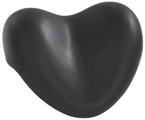 Czarna poduszka do wanny Wenko Bath Pillow Black, 25x11 cm
