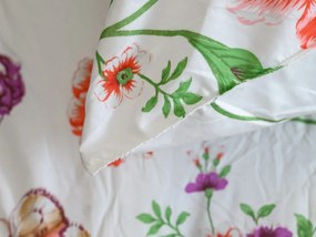 Zestaw całorocznej kołdry 140x200 cm z włókna silikonowego z poduszką 70x90 cm MEADOW FLOWERS