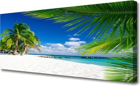 Fotoobraz na płótnie Fale Rozbijające się o Klif