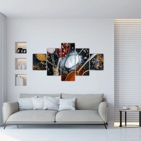Obraz łyżek z przyprawami (125x70 cm)
