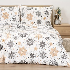4Home Pościel mikroflanela Golden Frost, 160 x 200 cm, 70 x 80 cm