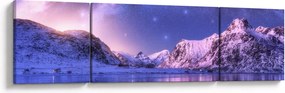 Obraz - Arktyczny krajobraz (170x50 cm)