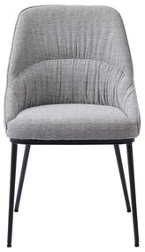 Szare krzesła zestaw 2 szt. Meridian – Unique Furniture