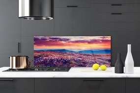 Panel Kuchenny Kwiatowy Dywan U Stóp Gór